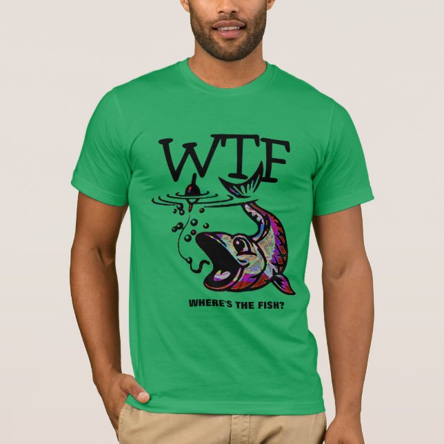 Camiseta WTF Que Caça De Caralho Engraçado  (Frente)