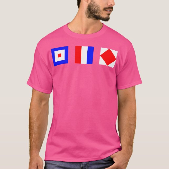 Camiseta Wtf Whiskey Tango Foxtrot Sinal Funny Flag (Frente)