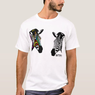 Camiseta WTF? Zebra