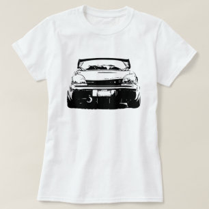 Camiseta WTI de Subaru Impreza Wrx da imagem do vetor