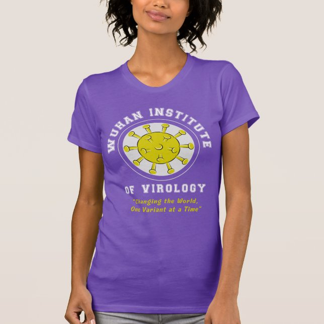 Camiseta Wuhan Institute of Virology Funny Virus (Frente)