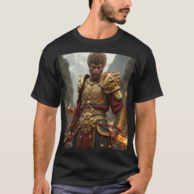 Camiseta Wukong do Ouro Flame (Frente)
