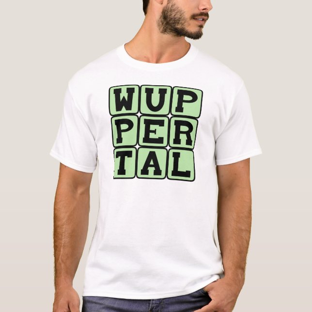 Camiseta Wuppertal, Cidade na Alemanha (Frente)