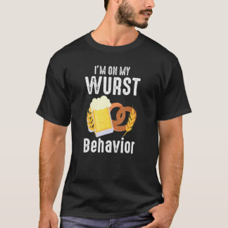 Camiseta Wurst Behavior Quote German Festival