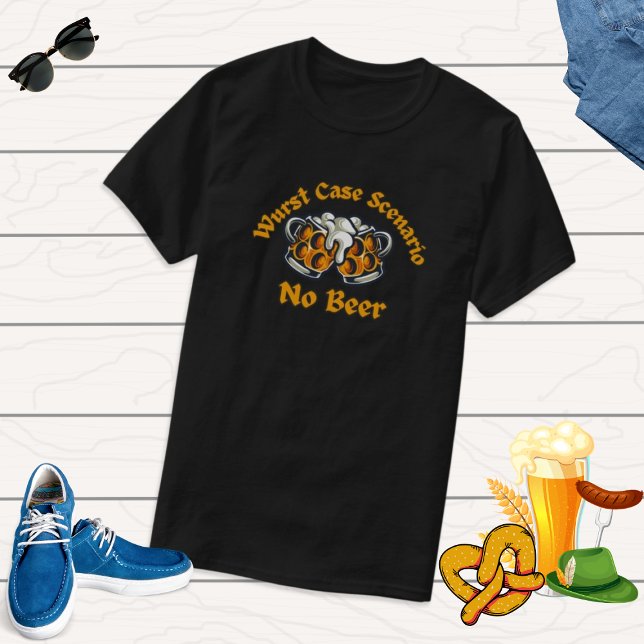 Camiseta Wurst Case Scenario para Amantes de Cerve (Criador carregado)
