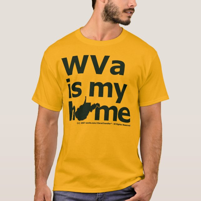 Camiseta WVa é minha casa (Frente)