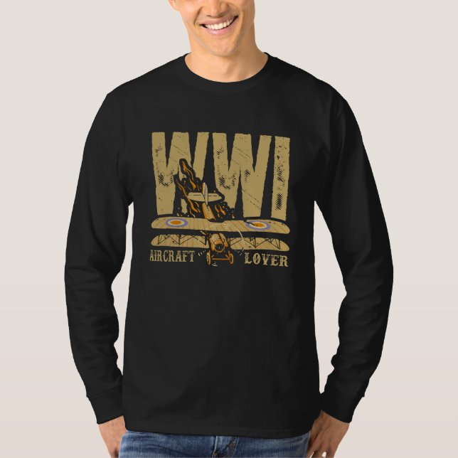 Camiseta WW1 Aircraft Lover  (Frente)