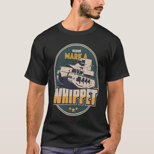 Camiseta WW1 Whippet Tank (Frente)