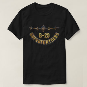 Camiseta Ww2 American Warplane B- 29 Superfortaleza Plane S