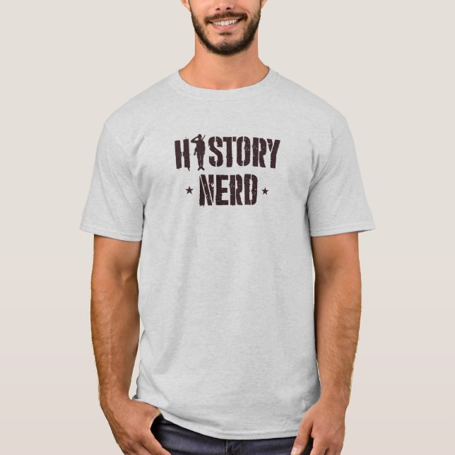Camiseta WW2 History Nerd  (Frente)