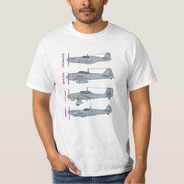 Camiseta WW2 Iconic Planes 