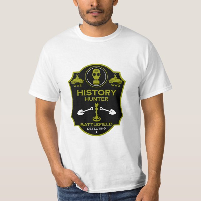 Camiseta WW2 Trench Battlefield Metal Detectorist (Frente)