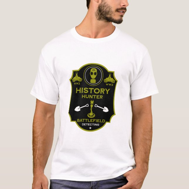 Camiseta WW2 Trench Battlefield Metal Detectorist (Frente)