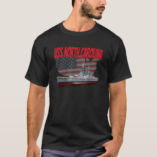 Camiseta WW2 Veterans Day Battleship USA Carolina do Norte