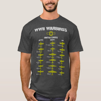 Camiseta WW2 Warbird dos Estados Unidos