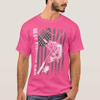 Camiseta WW Bandeira Americana Melhor Pai De Pesca