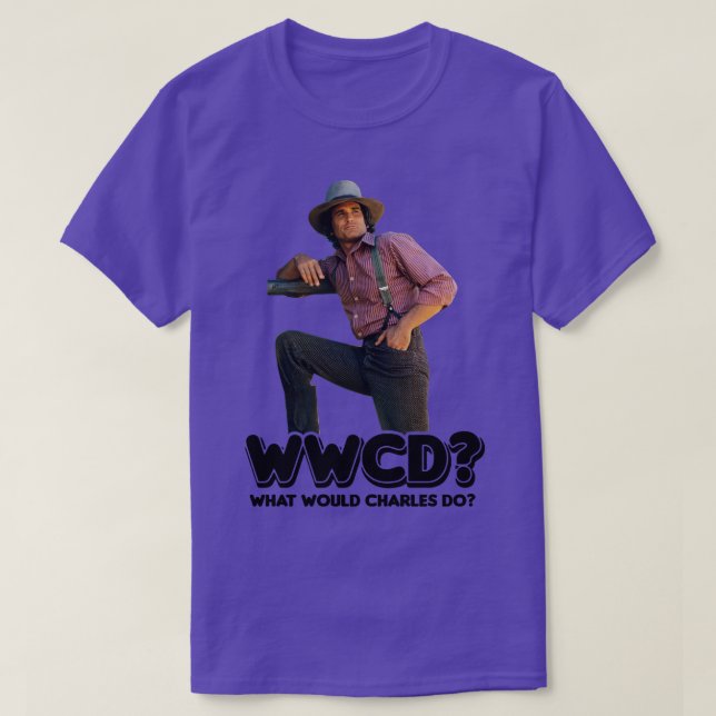 Camiseta Wwcd O Que Charles Ingalls Faria Em Casa? (Frente do Design)