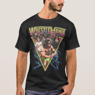 Camiseta WWE WWF Wrestlemania Inspirou Unisex Tie Dye