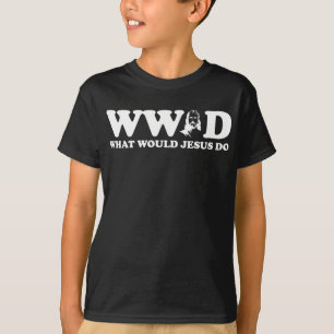 Camiseta WWJD O Que Jesus faria T-