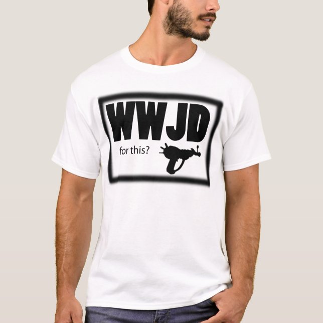 CAMISETA WWJD PARA ISTO (Frente)