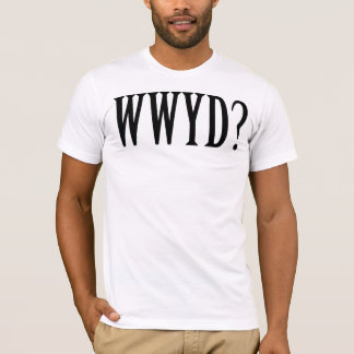Camiseta WWJD/WWYD? O que Yeshua ou Jesus faria o t-shirt