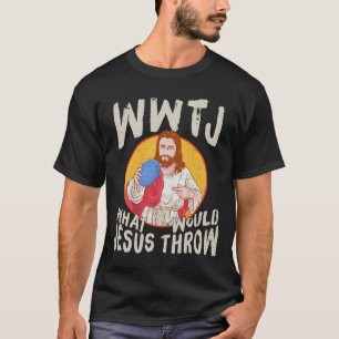 Camiseta WWJT O Que Jesus Jogaria Golfe De Disco Engraçado