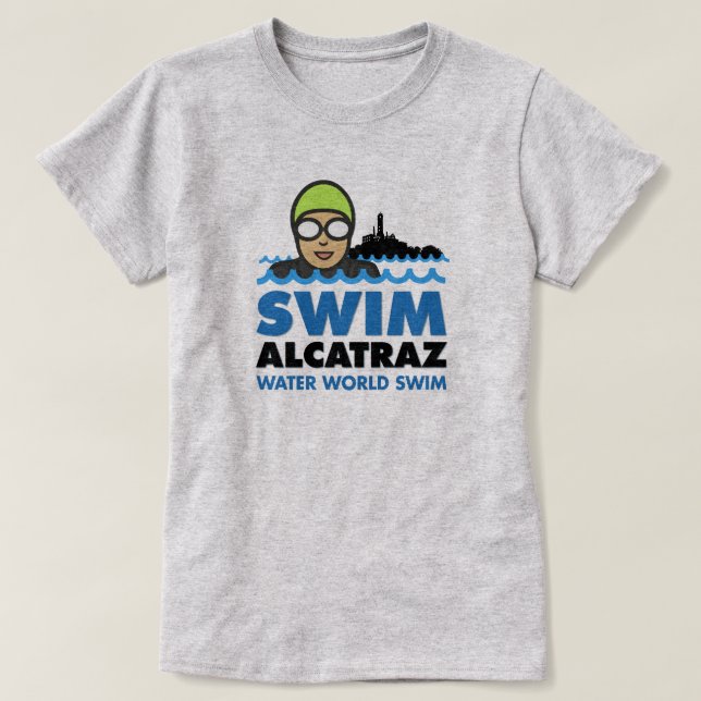 Camiseta WWS Swim Alcatraz T-Shirt (Frente do Design)