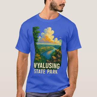 Camiseta Wyalusing State Park Scenic Bluff Driftless Region