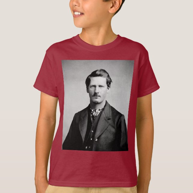 Camiseta Wyatt Earp: Advogado, Lutador, Guardião de Salão (Frente)