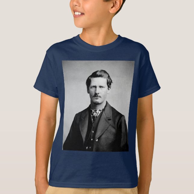Camiseta Wyatt Earp: Advogado, Lutador, Guardião de Salão (Frente)