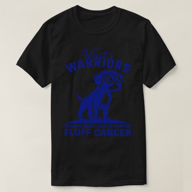 Camiseta Wyatts Warriors SPG Fluff Cancer (Frente do Design)