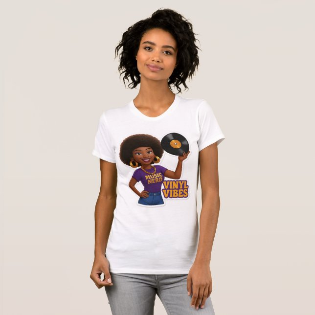 Camiseta Wyldflow3r Vinil Vibes T Shirt (Frente Completa)