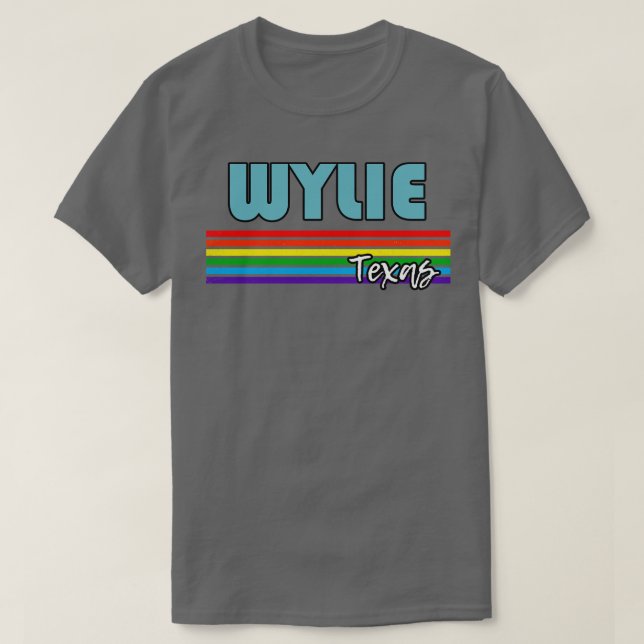 Camiseta Wylie Texas Pride Wylie Gift LGBT Apoiante (Frente do Design)