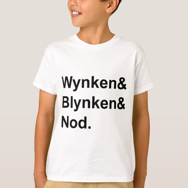 Camiseta Wynken Blynken & Nod | História de Dormir do Sapat (Frente)