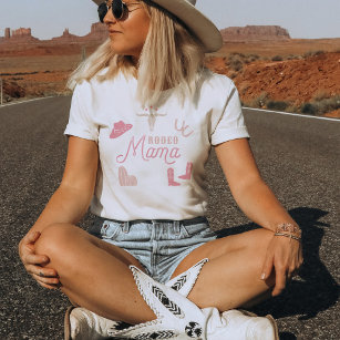 Camiseta WYNONA Blush Pink Cowgirl Rodeo Mama