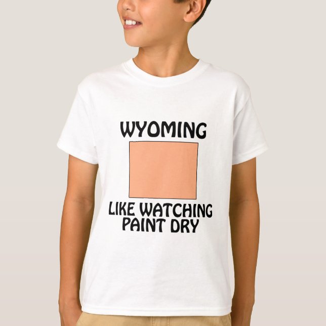 Camiseta Wyoming - Como Observar a Pintura Secar (Frente)
