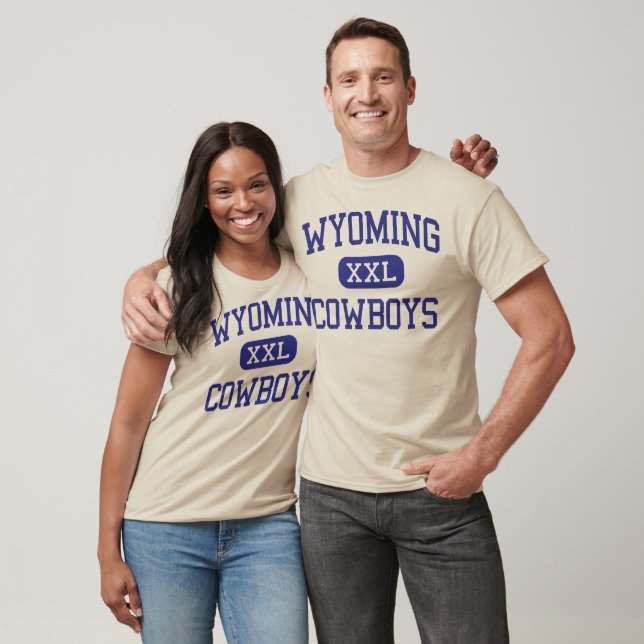 Camiseta Wyoming - Cowboys - Segundo grau - Cincinnati Ohio (Unissex)