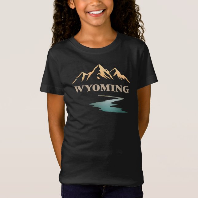 Camiseta Wyoming Estados Unidos da América (Frente)