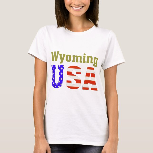 Camiseta Wyoming EUA! (Frente)