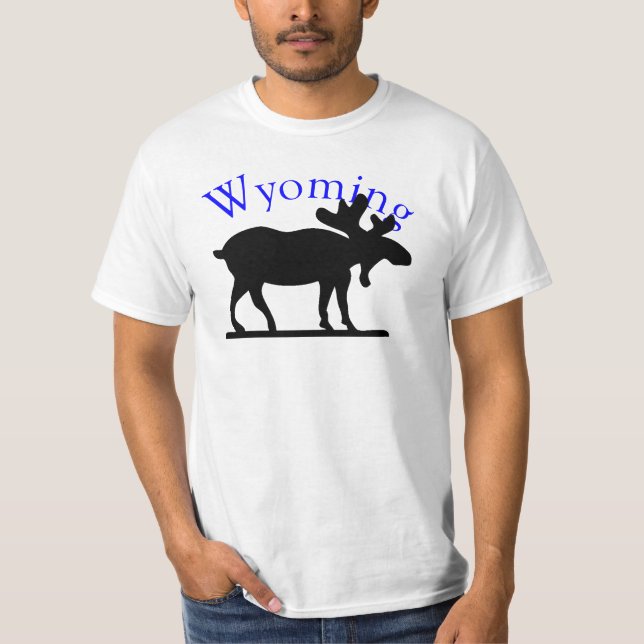 Camiseta Wyoming Moose T-Shirt (Frente)
