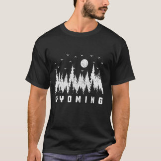 Camiseta Wyoming Nature Lover Forest Hiking