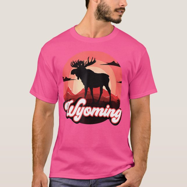 Camiseta Wyoming Vacation Eua America Cheyenne Hiking Fishi (Frente)