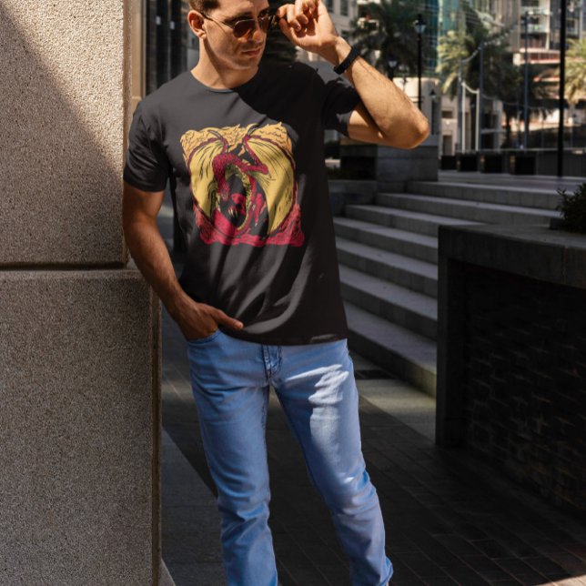 Camiseta Wyvern Creature Voando (Criador carregado)
