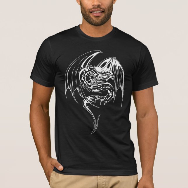 Camiseta Wyvern Dragon São Criaturas Míticas Fantásticas (Frente)