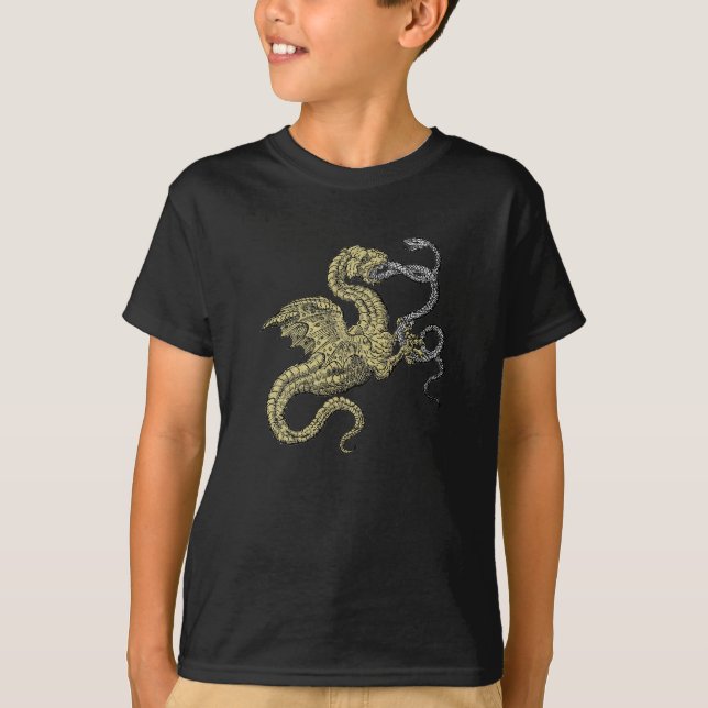 Camiseta Wyvern Dragon vs. Cobra (Frente)