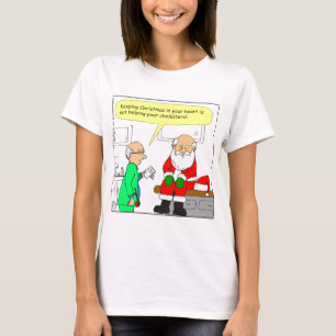 Camiseta x15 natal em seu desenho cardíaco