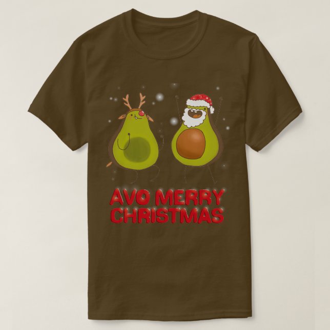 Camiseta x27Avo Merrry Natal (Frente do Design)