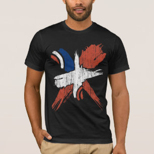 Camiseta X abstrato (vintage)