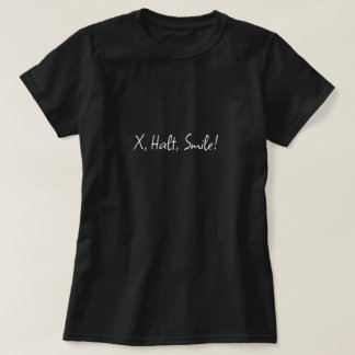 Camiseta "X, Halt, Sorria!" Dressage T-Shirt