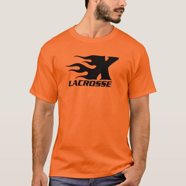 CAMISETA X LARANJA DO T-SHIRT DO LOGOTIPO (Frente)